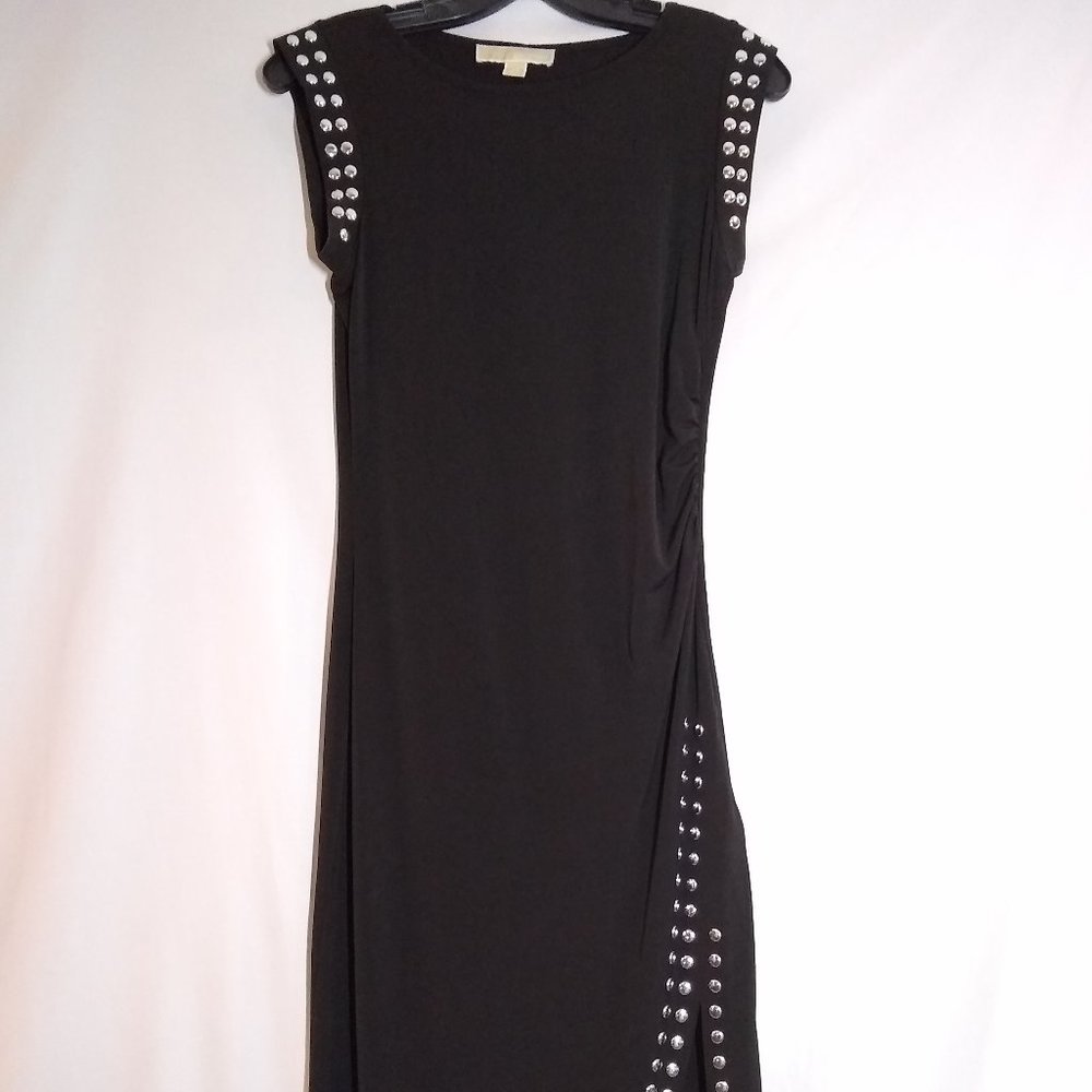 WOMEN'S MICHAEL KORS BLACK SILVER STUDDED SEXY